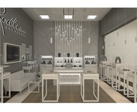 Aménagement intérieur de bijouterie, vitrine de présentation de bijoux, mobilier de magasin de détail à vendre