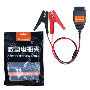 Cable de Extensión AER OBD2, Clip de Carga de Batería, Fuente de Alimentación de Emergencia 12-24V - Product Image 1