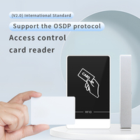 Lector de Proximidad RFID NFC con Protocolo OSDP RS485, Lector de Tarjetas Inteligentes sin Contacto IC de 13.56MHz, Resistente al Agua IP68