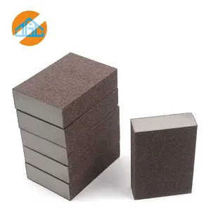 100x70x25mm abrasive sanding sponge super high density foam sanding sponges