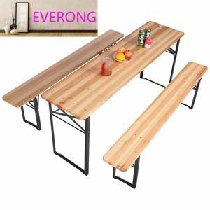 <span class=keywords><strong>En</strong></span> Oferta, Precio Económico, Asiento de Comedor para Pub, Muebles de Jardín para Exteriores, Juego de Mesa y Bancos Plegables y Portátiles para Cerveza al Aire Libre - Product Image 2