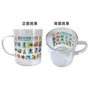 สติกเกอร์คริสตัลสีสันใหม่ พิมพ์สองด้าน โปร่งใส ปรับแต่งได้ สำหรับตกแต่งแก้ว - Product Image 1