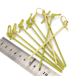 Palillos de Bambú Desechables para Cócteles, Brochetas Biodegradables de Color Natural de 6-18 cm, Ecológicas - Product Image 2