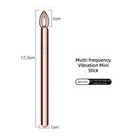 Mini 10-Gang Mini-Zauberstab Massagevibrator Fingervibrationsring Weibliches Sexspielzeug Bilder Dildo Vibrator für Frauen