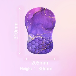 OEM Office Massage Memory Foam Wrist Support Mousepad Custom Print Ergonomic <b>Mouse</b> Pad with Wrist Rest for Carpal Tunnel Relief - Product Image 2