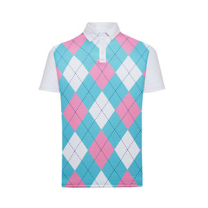 เสื้อโปโลมีกระดุมสำหรับผู้ชายเสื้อถักโพลีเอสเตอร์สีล้วนแบบแห้งเร็วโลโก้งาน OEM ตามสั่ง - Product Image 2