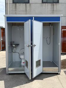 Toilettes et <span class=keywords><strong>douche</strong></span> portables <span class=keywords><strong>2</strong></span> <span class=keywords><strong>en</strong></span> <span class=keywords><strong>1</strong></span>, unité mobile double, toilettes extérieures avec lavabo et <span class=keywords><strong>douche</strong></span> - Product Image 4