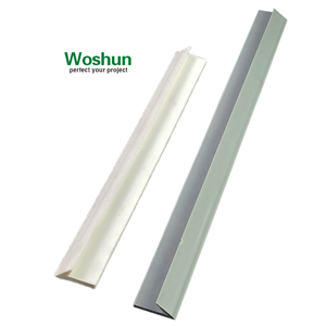 Woshun PVC Foam Fillet PVC Chamfer Plastic Chamfer Plastic Profiles Pe Plastic Chamfer Pe Edge <strong>Trim</strong> Cement Pe Corner Edge <strong>Trim</strong> - Product Image 3