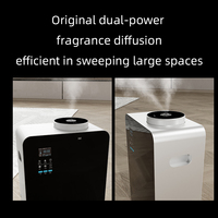 Diffuseur d'arômes électrique commercial en métal noir 1000 ml, sans eau, WIFI, pour aromathérapie, HVAC et usage domestique - Vente en gros usine