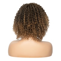 Vente en gros Perruques courtes cheveux humains Pixie cheveux synthétiques de haute qualité en fibre résistante à la chaleur