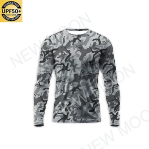 เสื้อตกปลาแบบกำหนดเองได้ แห้งเร็ว ป้องกันแสงแดด UPF50+ เสื้อเปล่าสำหรับตกปลา แขนยาวสำหรับผู้ชาย - Product Image 2