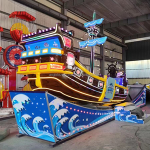 Manège Pirate Ship Pirates Revenge, équipement de parc d'attractions extérieur, manège de carnaval sur remorque pour parc d'attractions - Product Image 3