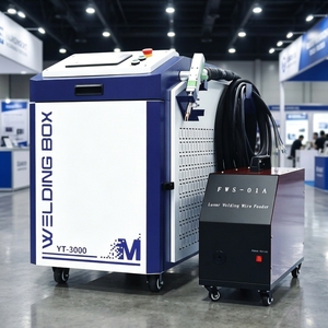 เครื่องเชื่อมเลเซอร์แบบสองแกน Raycus 2000W 3000w Relfar สำหรับทำความสะอาดรอยเชื่อมโลหะ ตัด และเชื่อมแบบพกพาในตัว - Product Image 1