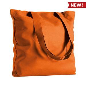 Bolsa de Compras Personalizable, 280g, Algodón, Naranja, Cuadrada, Casual, Promocional - Product Image 1