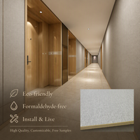 Panel de Pared de Listones WPC Impermeable e Ignífugo, Revestimiento de Pared Interior 3D Acanalado para Decoración de Vestíbulos de Hoteles, Restaurantes y Bares