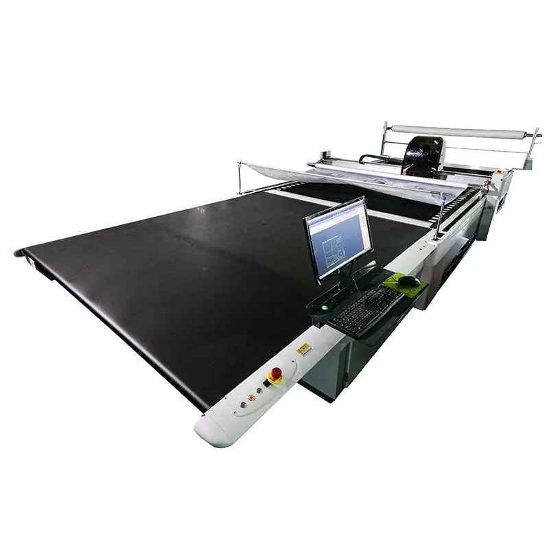 cnc multi layers sofa fabric oscillating knife cutting machine high precision fabric cutting machine