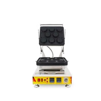 Nouvelle machine à gaufres en forme de fleur électrique 220V avec moule en acier inoxydable 304
