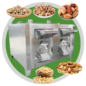 Pecans Electric Soybean Soyabean Peanut Shell Pine Nut Roaster Drum/pumpkin Seed Roast Machine Without Oven