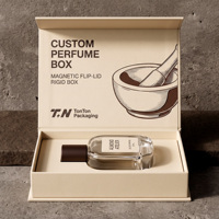 Boîte cadeau personnalisée blanche pour Cologne et boîte magnétique pour parfum avec boîte de présentation en papier pour emballage de parfum