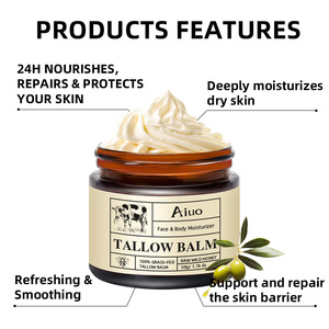 Venta al por mayor de <span class=keywords><strong>crema</strong></span> orgánica de sebo sin perfume, loción de mantequilla <span class=keywords><strong>corporal</strong></span>, <span class=keywords><strong>crema</strong></span> <span class=keywords><strong>hidratante</strong></span> de <span class=keywords><strong>absorción</strong></span> <span class=keywords><strong>rápida</strong></span>, bálsamo de miel de sebo de ternera batida para la piel - Product Image 3