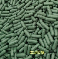 Capsule naturelle de qualité alimentaire halal casher FDA Capsules vides pour légumes végétariens Gris Blanc Vert Bleu Clair Taille 00 Capsule vide