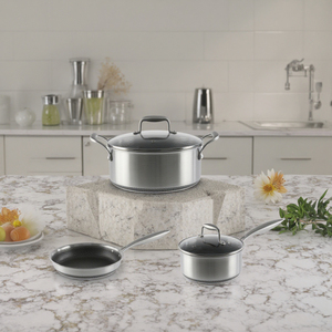 Ensemble de 5 pièces de haute qualité 30cm 24cm marmite <span class=keywords><strong>en</strong></span> <span class=keywords><strong>fer</strong></span> antiadhésif batterie de cuisine <span class=keywords><strong>en</strong></span> <span class=keywords><strong>fer</strong></span> à poignée <span class=keywords><strong>en</strong></span> métal batterie de cuisine pour la cuisine - Product Image 2
