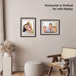 Khung ảnh bằng gỗ tự nhiên với khung kính đôi tối thiểu sinh thái Khung ảnh gỗ - Product Image 6