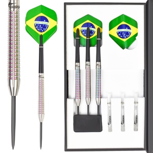 Dardos de Tungsteno de la Mejor Calidad, Dardos de Tungsteno Negros con Punta de Acero para Uso en Oficina - Product Image 1