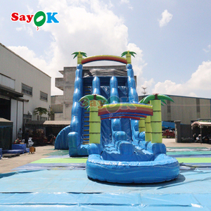 Trẻ Em Thương Mại Inflatable Lớp Trượt Nước Với Hồ Bơi Khổng Lồ Sân Sau Inflatable Khô Slide Cho Trẻ Em - Product Image 5