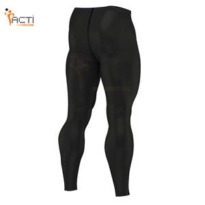 Pantalones de compresión de alta calidad para hombre, Pantalones rectos de cintura alta para gimnasio, novedad - Product Image 2