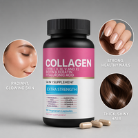 Cápsulas de Ácido Hialurónico, Colágeno, Biotina y Vitamina E para Blanquear la Piel, Suplementos Herbales Ultra Naturales a Precio de Mayoreo en China