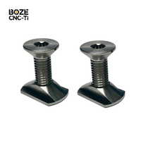 Vis et écrou en T Torx en titane Gr5 résistant à la corrosion de l'eau salée pour hydrofoil, surf foil, SUP, kiteboard M6 M8