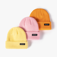 Bonnet tricoté unisexe confortable et doux, couleur unie, haute élasticité, idéal pour l'extérieur et la conduite, pour homme et femme