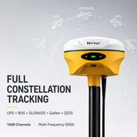 HI TARGET V300 GNSS Diferensial GPS RTK V300 Rover dan Stasiun Basis Penerima GNSS RTK dengan Kode Permanen Tanpa Kegagalan