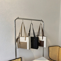 Sac de rangement anti-poussière compressé sous vide en PU, sac à main portable de haute qualité pour les loisirs et les trajets quotidiens