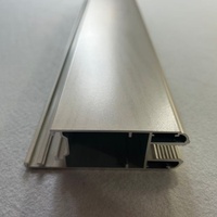 Profilé en aluminium extrudé léger de forme élégante certifié ISO9001 pour fenêtres et portes