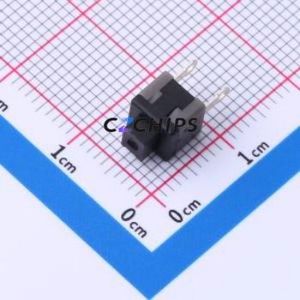 PS-5824WVB-2PN Push Button Switch Switch No Lock Rectangle Plunger 50mA 12V - Product Image 1