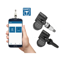 Nouveau capteur TPMS NFC pour téléphone, sans programmation requise, pour capteurs de pression des pneus programmables pour voiture, capteur TPMS universel à valve