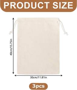 Sac à pain personnalisé réutilisable en cire d'abeille avec fermeture Velcro, sac à pain en cire d'abeille pour levain - Product Image 2