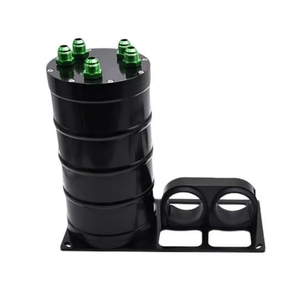 Tanque de compensación de combustible universal para <span class=keywords><strong>coche</strong></span> de carreras de 1.5L para bomba externa doble, celda de captura de almacenamiento de aceite de metanol e hidrógeno - Product Image 3
