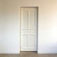 Portes en bois massif de style moderne blanc personnalisables pour chambre, salle de bain, cuisine, salon - Prix de gros XIYATECH