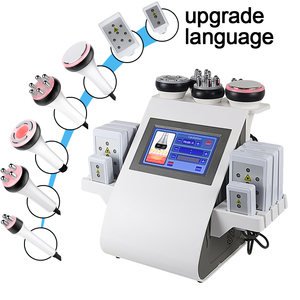 Appareil de Cavitation Ciblée pour la Réduction des Graisses avec Vacuum, RF et Pads Laser, pour le Remodelage de la Taille et des Jambes, l'Élimination du Double Menton et le Raffermissement de la Peau - Product Image 2