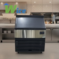 Machine à glaçons en cubes 100 kg, machine à glace commerciale pour entreprise, machine à glace commerciale