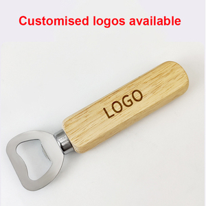 Abridor de Botellas de Acero Inoxidable con Mango de Madera y Logotipo Personalizado al por Mayor para Cerveza y Vino, Modelo <span class=keywords><strong>HAPPYWAY</strong></span> DD05, Apto para Lavavajillas - Product Image 5