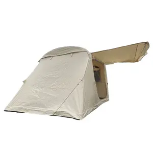 Индивидуальная палатка для внедорожника, для самостоятельного вождения, быстро открывающийся утолщенный Хлопок с удлинителем хвоста, надувная палатка для кемпинга