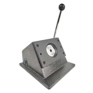 Pin badge press machine of 44mm round paper cutting machine