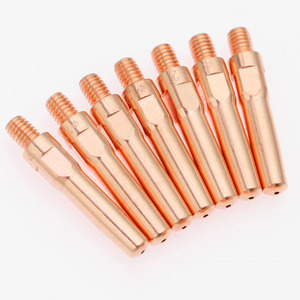 Soplete de soldadura MIG/<span class=keywords><strong>MAG</strong></span>/CO2, consumibles, soporte de punta de contacto, aislador de cuello de cisne, difusor de Gas, punta de contacto, boquilla de Gas para soldadura MIG - Product Image 2