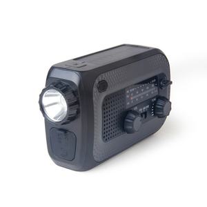 Radio météo d'urgence de haute qualité pour l'extérieur, lampe torche manuelle, charge solaire NOAA, banques d'alimentation - Product Image 4