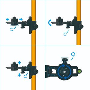 Herramientas de Decoración de Techo de Grado Industrial, Soporte Infrarrojo, Láser Verde de 1064nm, Varilla Telescópica de 3m, <span class=keywords><strong>Autonivelante</strong></span> de 1.5m, 1 Año de Garantía - Product Image 3