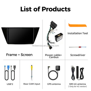 Autoradio Android 13 1280*720 IPS Car-play 8 Core 4G LTE Navigator pour VOLKSWAGEN TOURAN 2016-2018 - Product Image 4